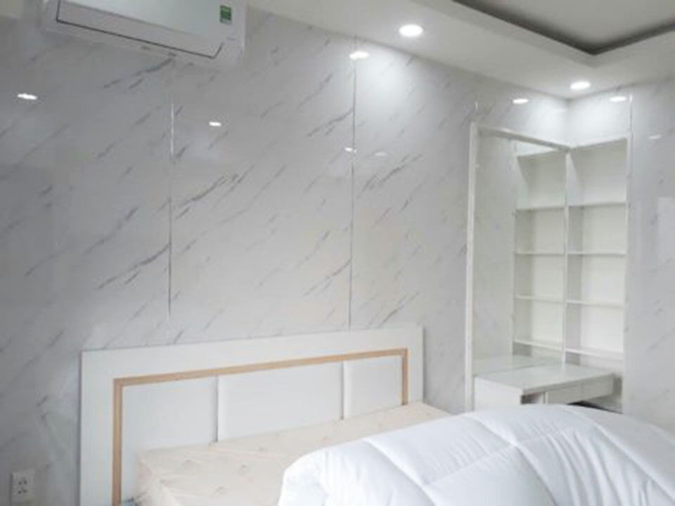 tấm ốp PVC phòng ngủ
